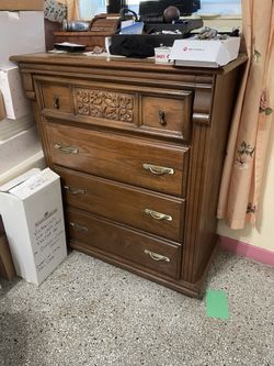 Bedroom Set  Wood Old Fashioned Well Made