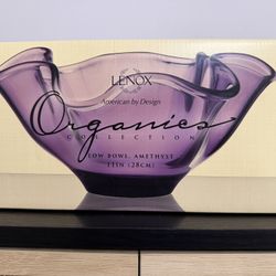 Lenox decorative bowl and matching decorative vase