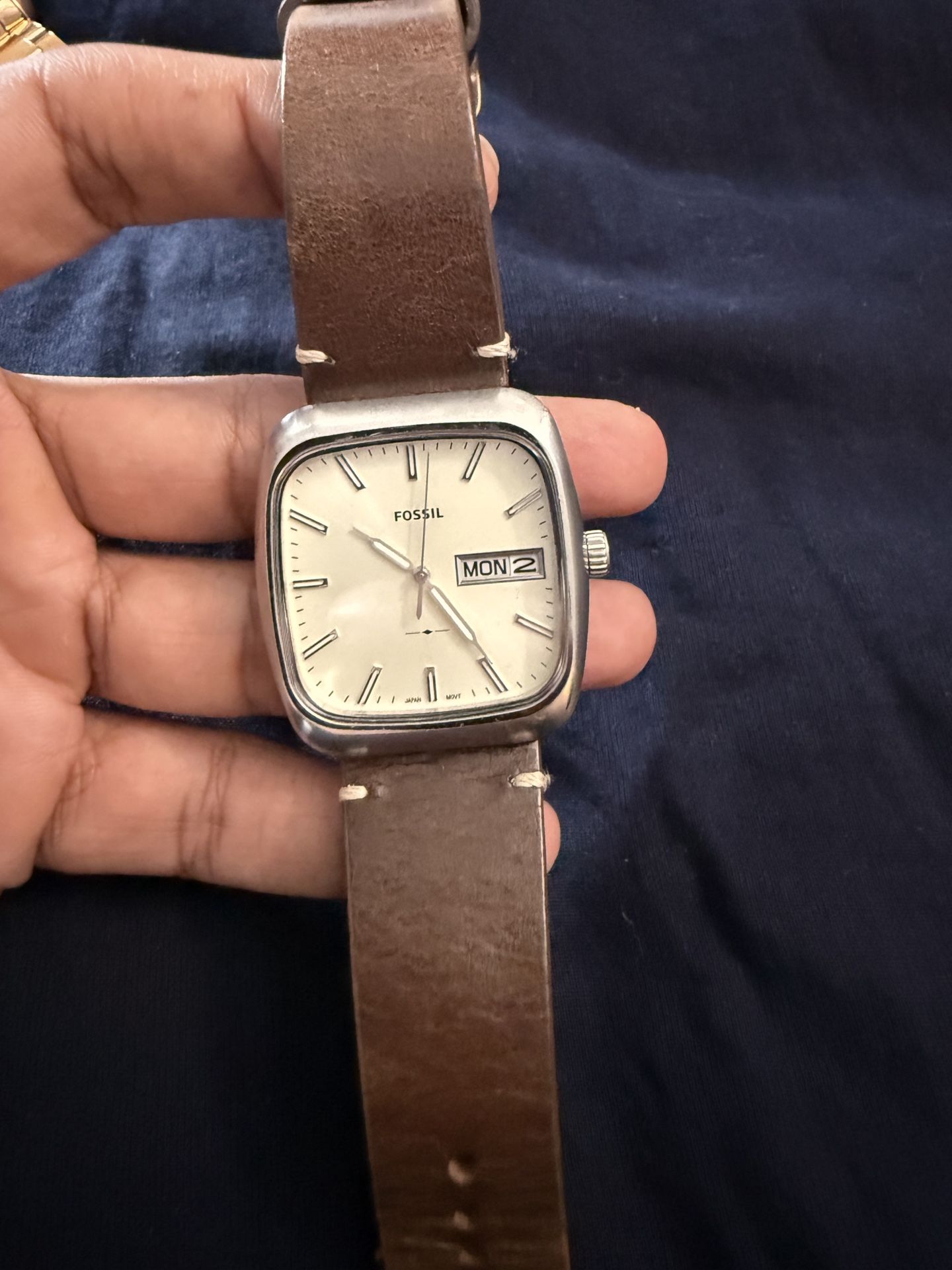 Fossil Dress Watch Leather Strap
