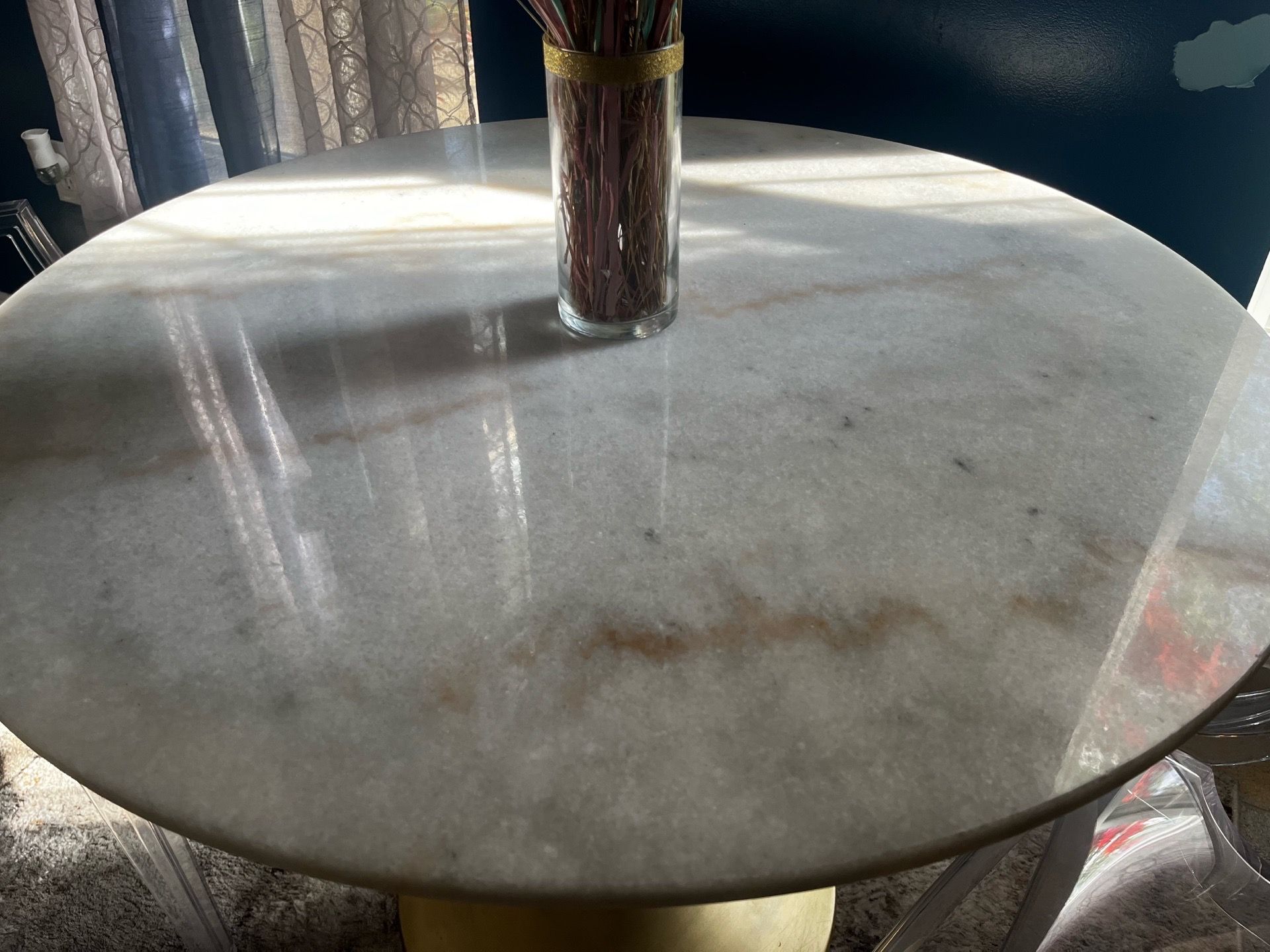 Marble table