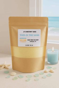 Bubbling Bath Salts 3oz Bag Yellow Salts New