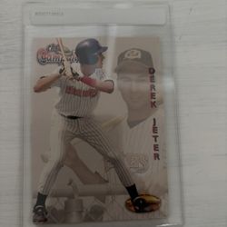 Derek Jeter Yankees Minor League Baseball Card