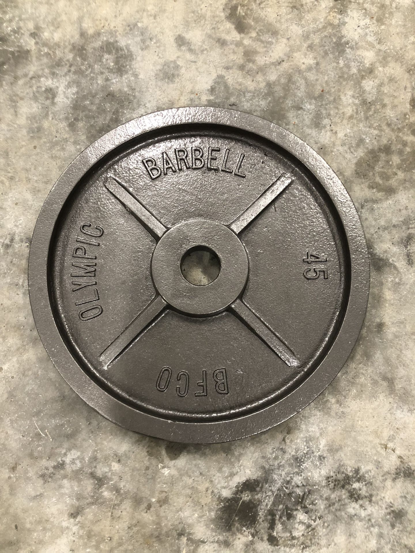 Barbell Plate 45lb Weight