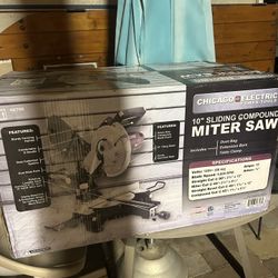 CHICAGO ELECTRIC POWER TOOLS 10 in. Sliding Compound Miter Saw