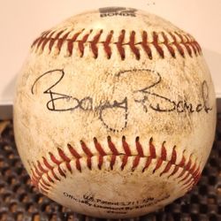 Barry Bonds Signed Baseball 