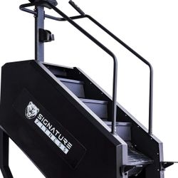 Signature Fitness Continuous Climber Commercial Grade Stair Stepping Machine for Cardio and Lower Body Workouts
