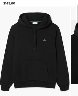Lacoste classic fit black hoodie have a 2xl and 3xl