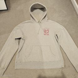 Vintage Y2K Abercrombie and Fitch Pullover Hoodie (Size : LARGE ) 90’s Heavy Weight Grey ( Good Condition )