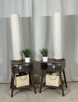MCM Bed Side Tables / Nightstands/ End Tables (2) IDEAL FOR SMALL PLACE!