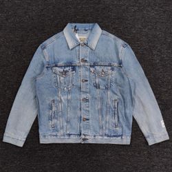 Gallery Dept Denim Jacket With Embroidered Letters On The Back
