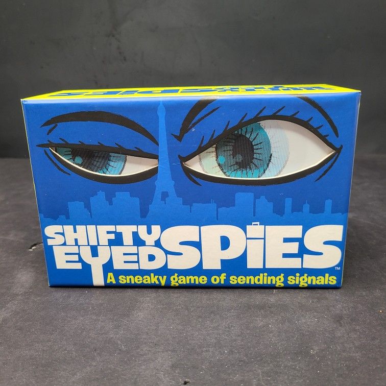 Shifty Eyed Spies A Sneaky Game of Sending Signals Card Board Game 2017 COMPLETE