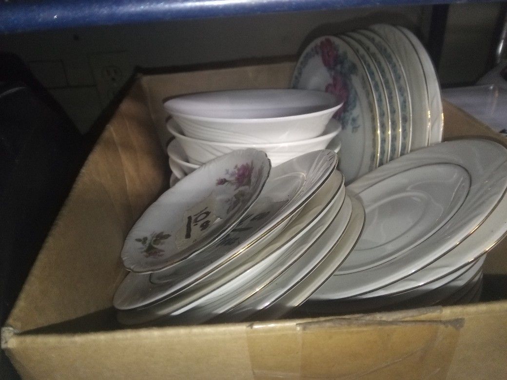 Assortment Of China - Albion China And Gibson Brand -