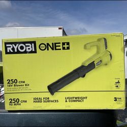 Ryobi 18v Blower With Battery And Charger