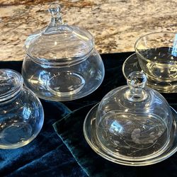 1970’s Princess House Herritage Crystal pieces