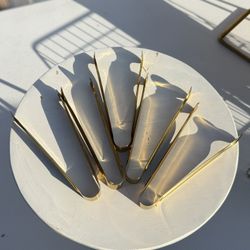 Gold Mini Heart Shaped Tongs 