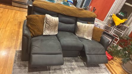 COUCH! With charging ports on each end of Couch.