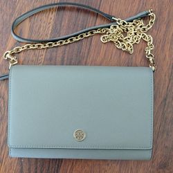 Tory Burch Robinson Wallet On Chain