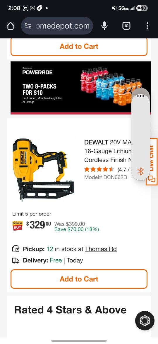 Dewalt Frame Gun 