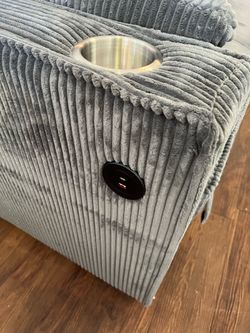 Gray sofa bed