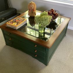 Glass Top Coffee Table