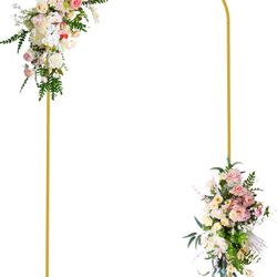 7.2FT Gold Arch Backdrop 
