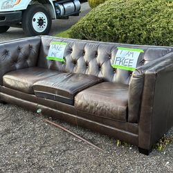 Free leather couch
