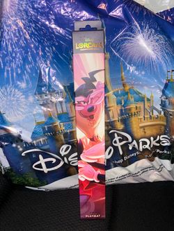 Disney Lorcana play mat Hyperia City I2I Foil PlayMat Goofy Movie powerline