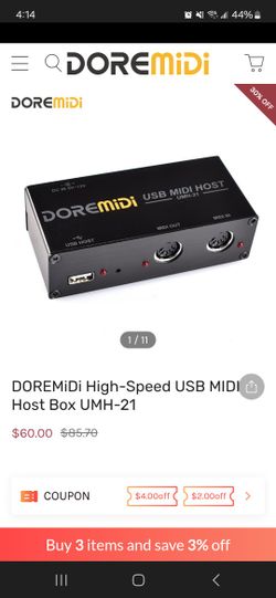 USB MIDI host Box