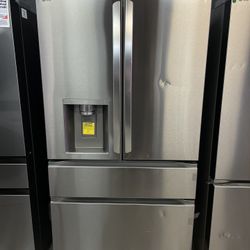 LG 4 Door Refrigerator In Stainless Steel 