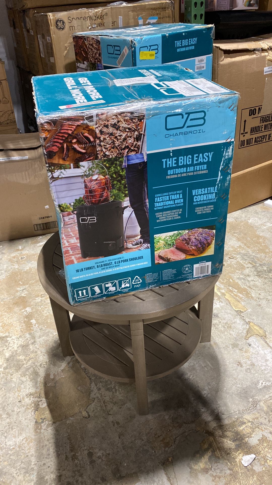 Charbroil Big Easy® Outdoor Turkey Fryer and Air Fryer 3 pieces New