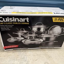 Cuisinart Chef's Classic 11-pc. Stainless Steel Cookware Set
