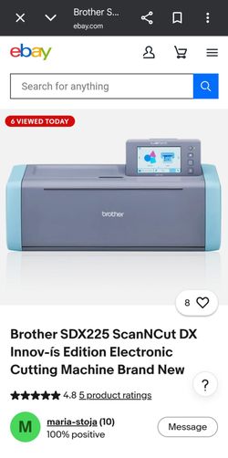 Brother by your side scan n cut dx225