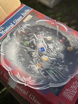Holiday Glass Tray : Heavy Duty