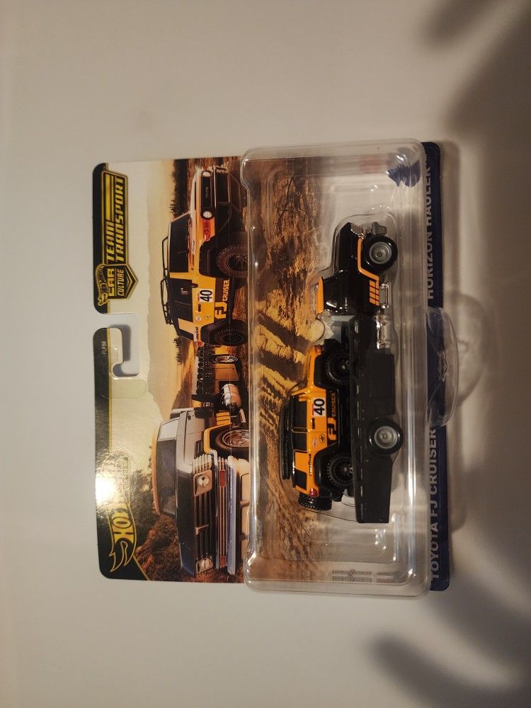 Hotwheels Toyota Fj Cruiser Horizon Hauler Team Transport