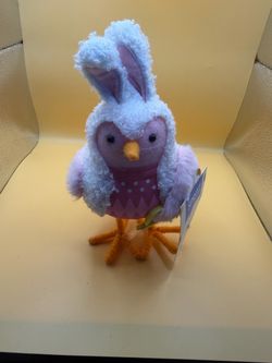 Spritz Easter Chick Plush with Bunny Ears