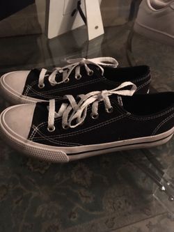Black sneakers