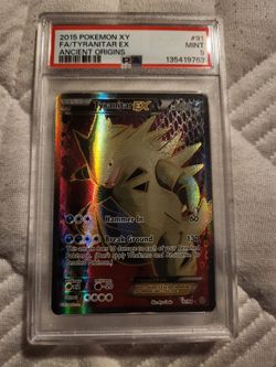 Pokemon tyranitar ex #91 psa 9