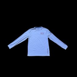Vineyard Vines White Summer Long Sleeve Tee