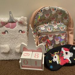 Unicorn Bundle - girl backpack and more 