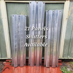 Storm Shutters/ Hurricane Panels Galvanized Steel for windows/sliding doors read description for quantities & measurement (21 Panels Avail) $35 EACH