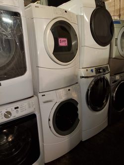 Kenmore front load washer and dryer set working perfectly