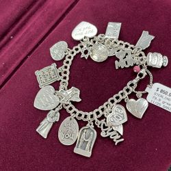 James Avery Charms Bracelet 73.9 Grams