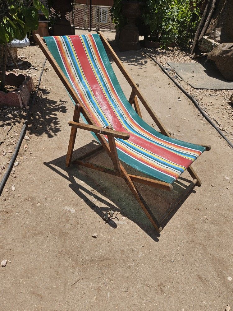 Wooden Beach Chair