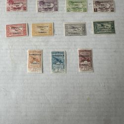 Spanish Andorra Partial Set Missing 1  # 33 NE25-36 Stamps 