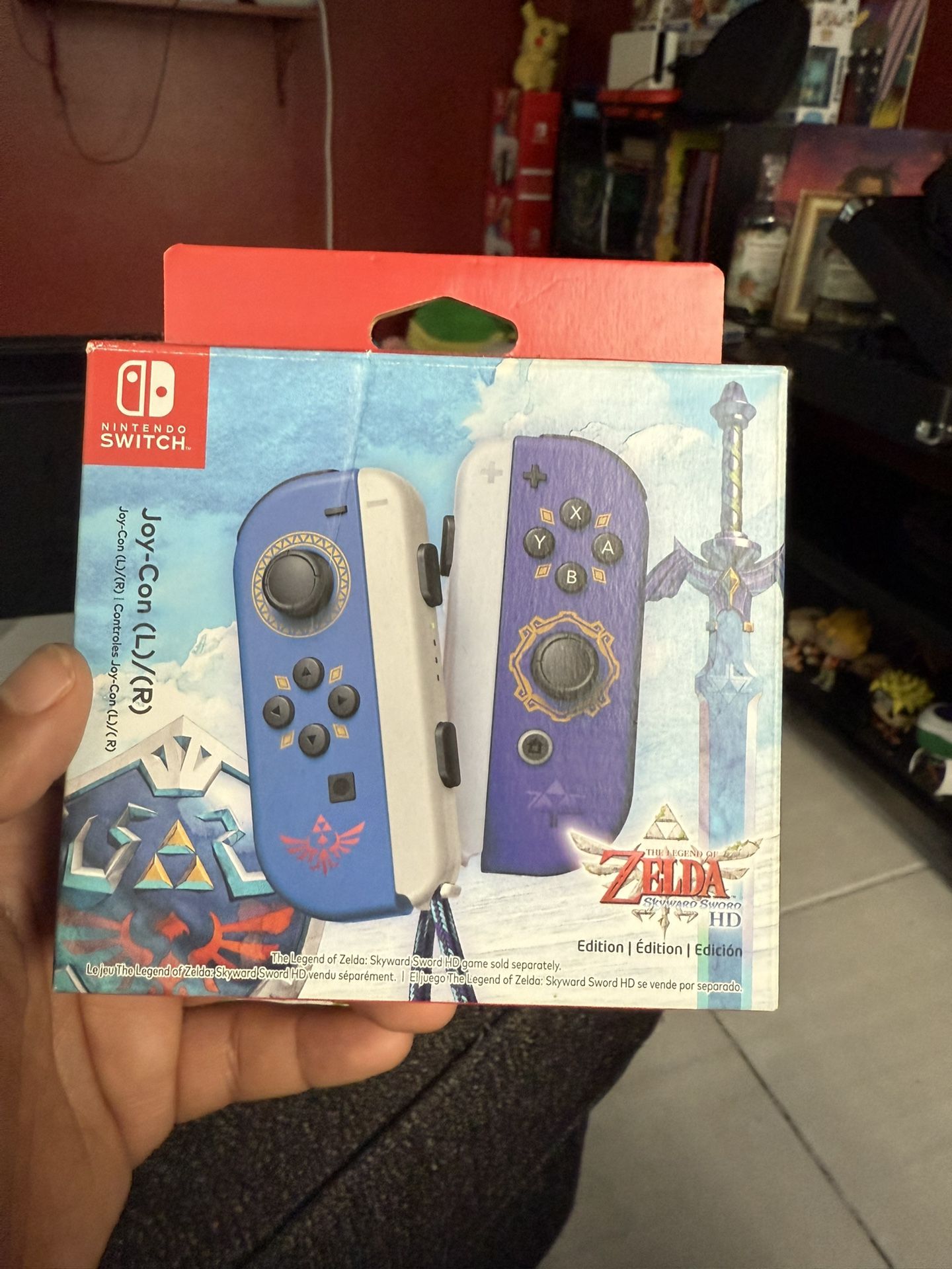 Zelda Joycons. (JOYCONS ONLY)
