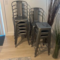 Metal Chairs And Stools