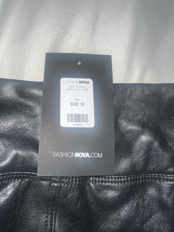 Fashion nova leather shorts women