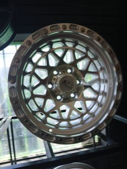 17x9 xm Rims 6 lug 6x139 6x5.5 On new tires 265 70 17