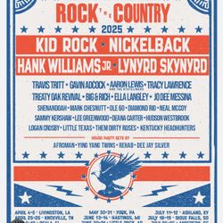 2 Rock The Country Weekend Tickets 