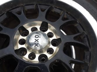 VOXX Mags with good tires, low miles, set of 4